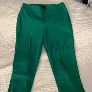 Talbots Vibrant Green Wide Leg Pants